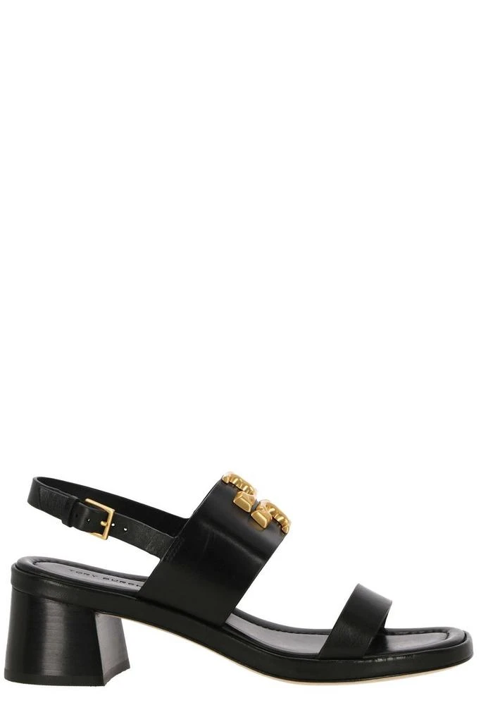 商品Tory Burch|Tory Burch Eleanor Logo Plaque Heeled Sandals,价格¥5960,第1张图片