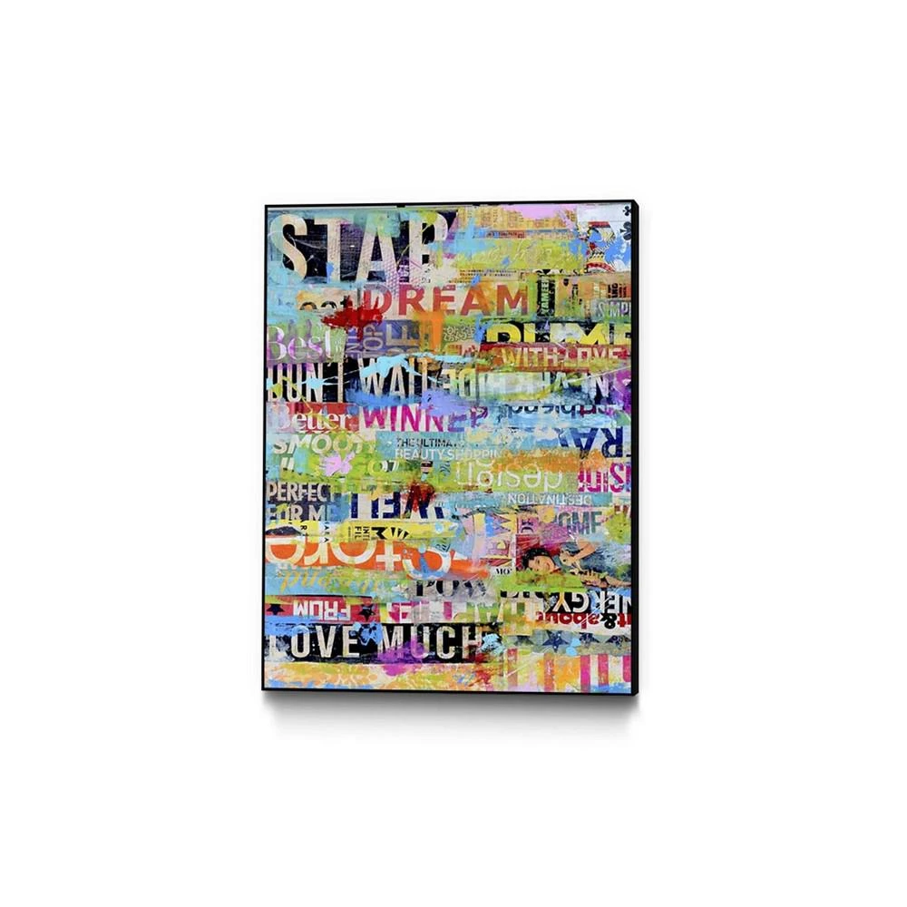 商品Giant Art|28" x 22" Metro Mix 33 I Art Block Framed Canvas,价格¥3207,第1张图片
