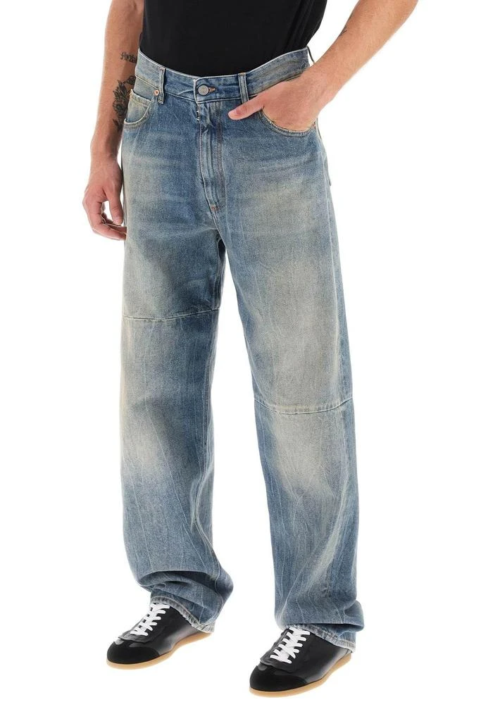 商品MM6|Sand-washed loose jeans,价格¥1965,第5张图片详细描述