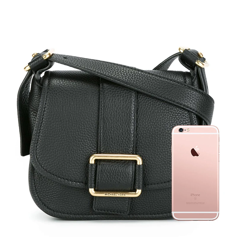 Michael Kors 迈克高仕 黑色牛皮女士挎包 30H6TUZM3L-Black 商品