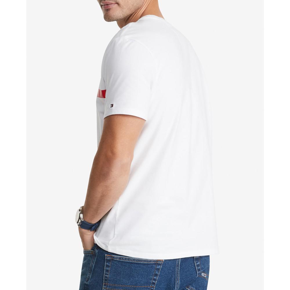 Men's Flag Stripe Short Sleeve T-Shirt商品第10张图片规格展示