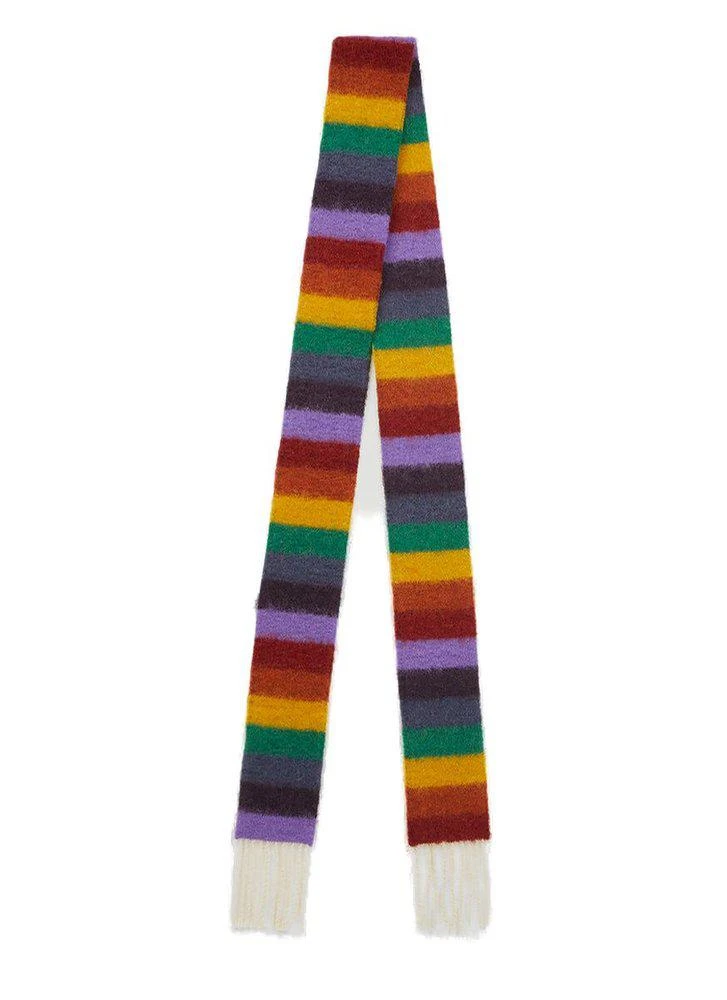 商品Acne Studios|Acne Studios Stripe Long Slim Fringed Scarf,价格¥981,第1张图片