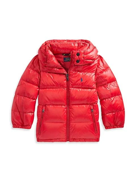 商品[国内直发] Ralph Lauren|【袖子破损】Little Boy's Glossed Down Jacket,价格¥409,第1张图片