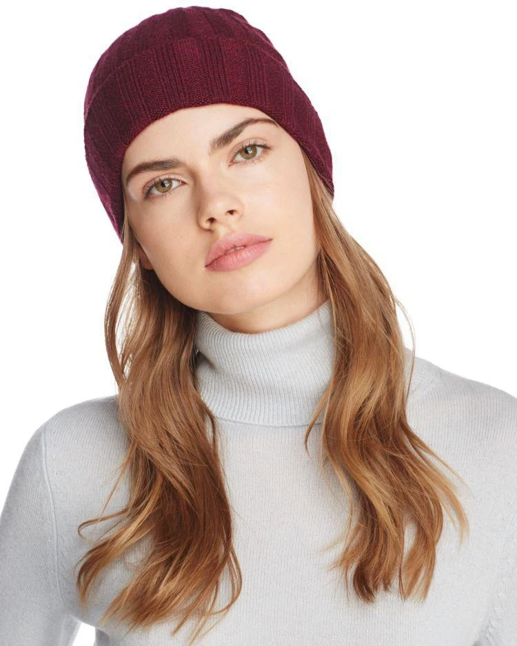 商品Bloomingdale's|Ribbed Cashmere Cuff Hat - 100% Exclusive,价格¥352,第1张图片