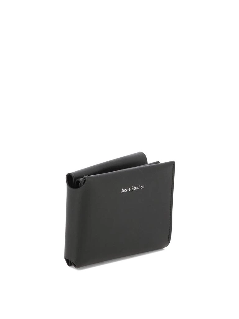 商品Acne Studios|Trifold Wallet Wallets & Card Holders Black,价格¥997,第2张图片详细描述