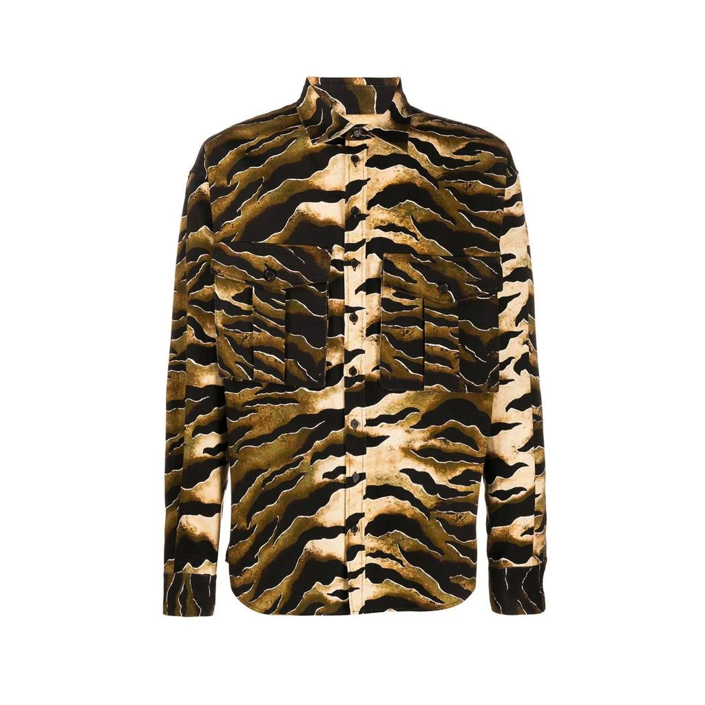 商品DSQUARED2|Dsquared2 Tiger Denim Shirt,价格¥2148,第1张图片