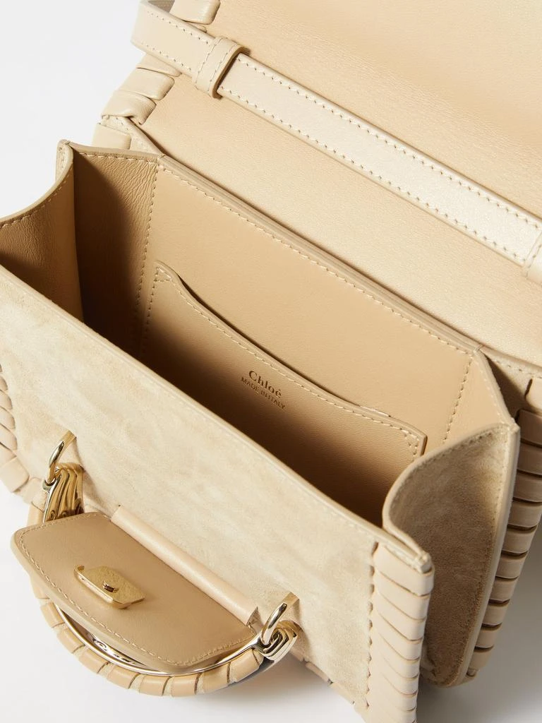 商品Chloé|Kattie whipstitched suede shoulder bag,价格¥13585,第5张图片详细描述