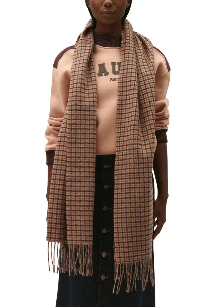 商品Claudie Pierlot|格纹羊毛围巾,价格¥1837,第2张图片详细描述
