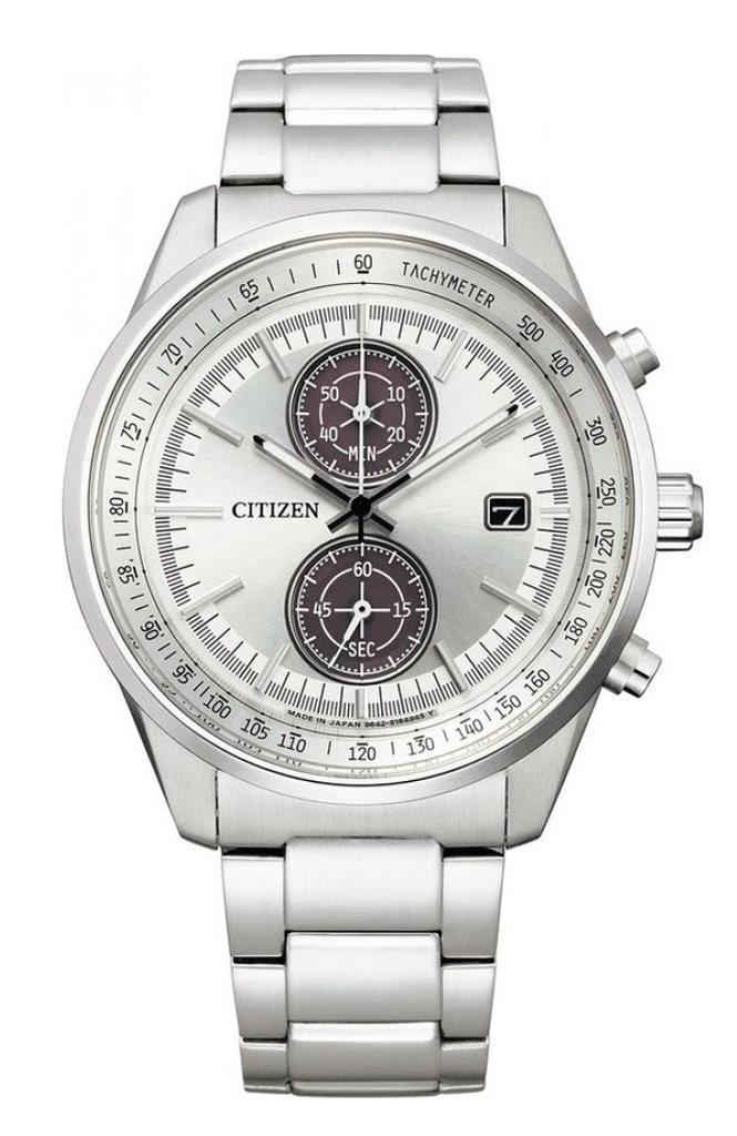 商品Citizen|Chronograph Quartz Silver Dial Men's Watch CA7030-97A,价格¥1447,第1张图片