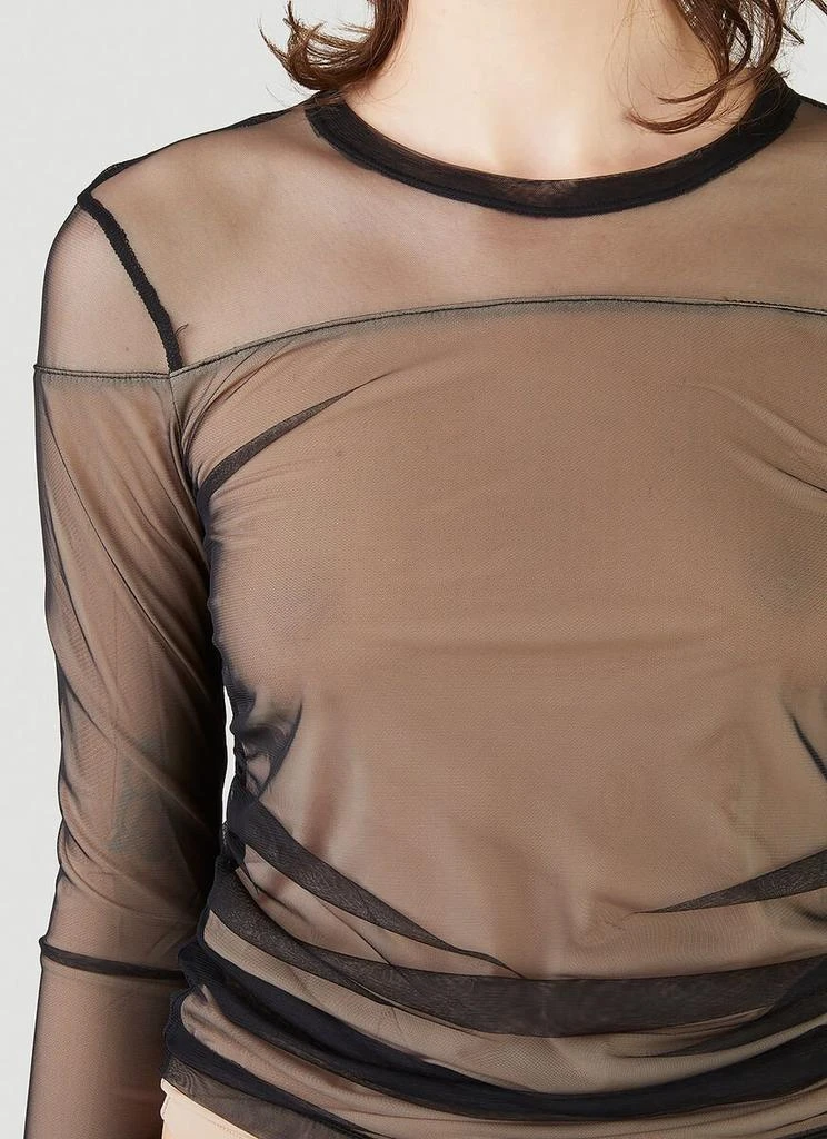 商品Helmut Lang|Helmut Lang Tulle Layered Top,价格¥1476,第5张图片详细描述