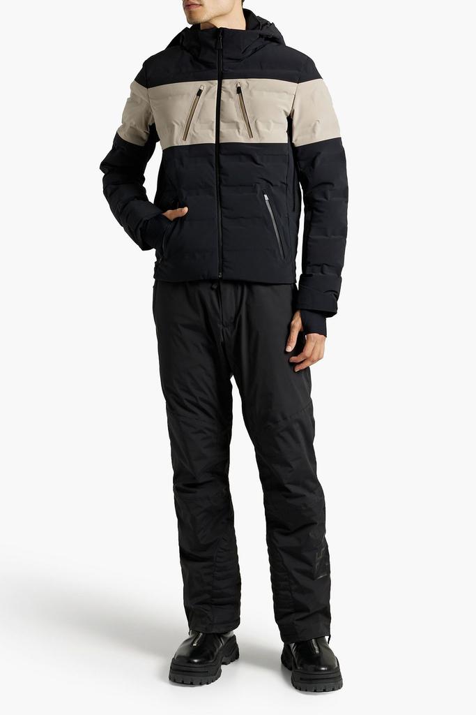 Two-tone hooded down ski jacket商品第2张图片规格展示