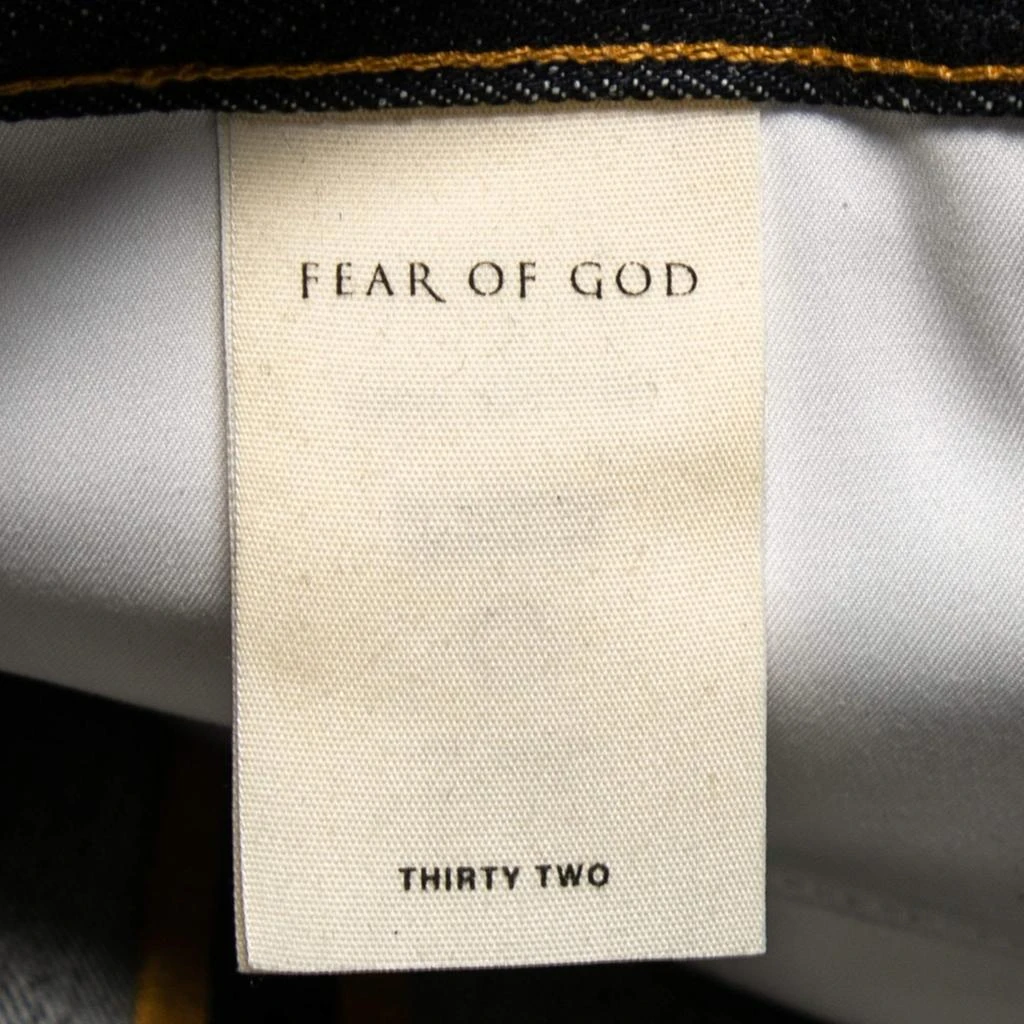 Fear of God Navy Blue Denim Zipped Hem Slim Fit Jeans M 商品