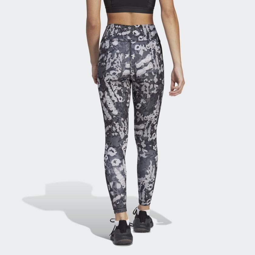 Women's adidas Train Essentials Printed High-Waisted 7/8 Leggings商品第5张图片规格展示