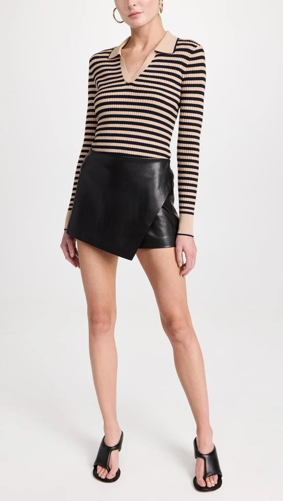 商品Alice + Olivia|alice + olivia Lilia 仿皮裙裤,价格¥1172,第5张图片详细描述
