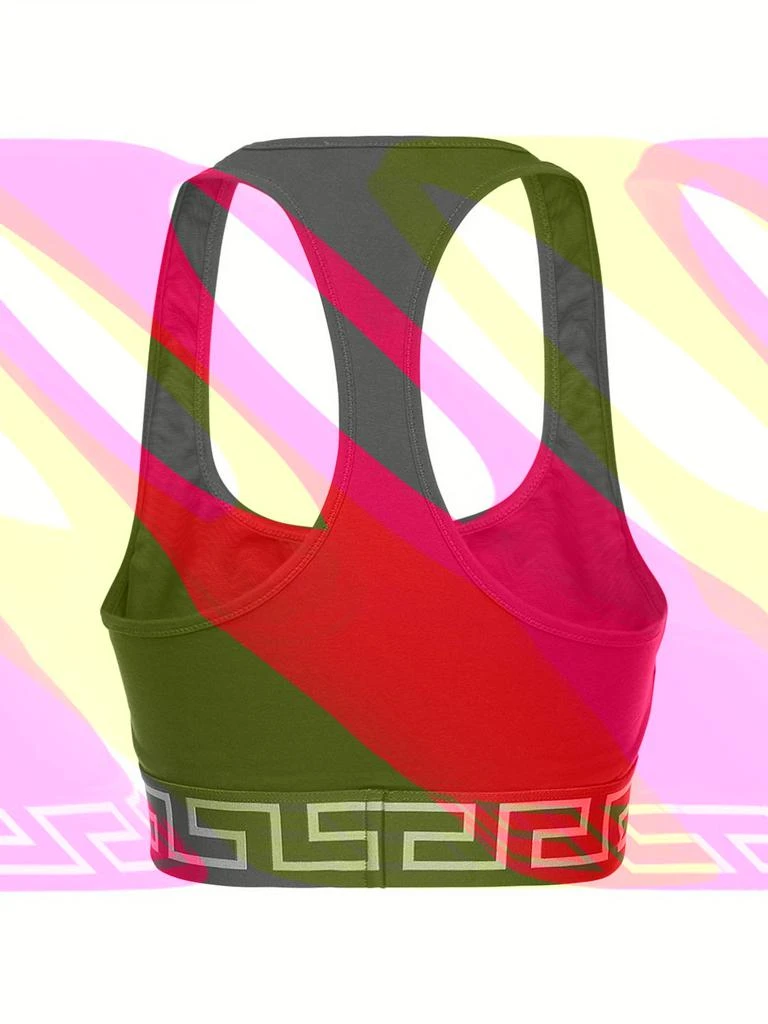 商品Versace|Stretch Cotton Jersey Bra Top,价格¥732,第4张图片详细描述