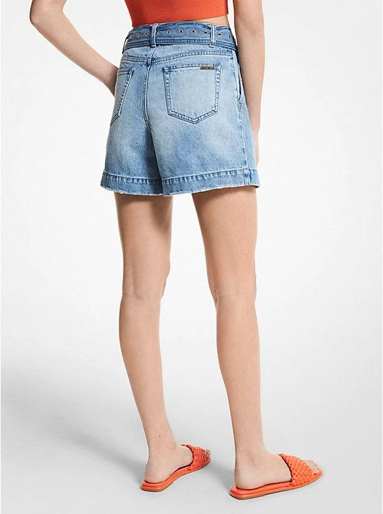 商品Michael Kors|Denim Belted Shorts,价格¥220,第2张图片详细描述