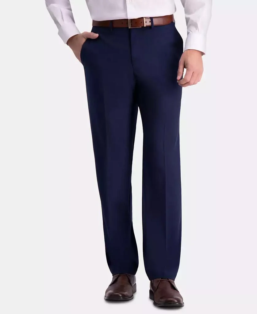 商品Haggar|JMH Men's 4-Way Stretch Straight Fit Flat Front Dress Pant,价格¥379,第1张图片