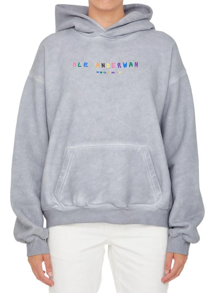 商品Alexander Wang|Alexander Wang Women's Light Blue Other Materials Sweatshirt,价格¥4444,第1张图片