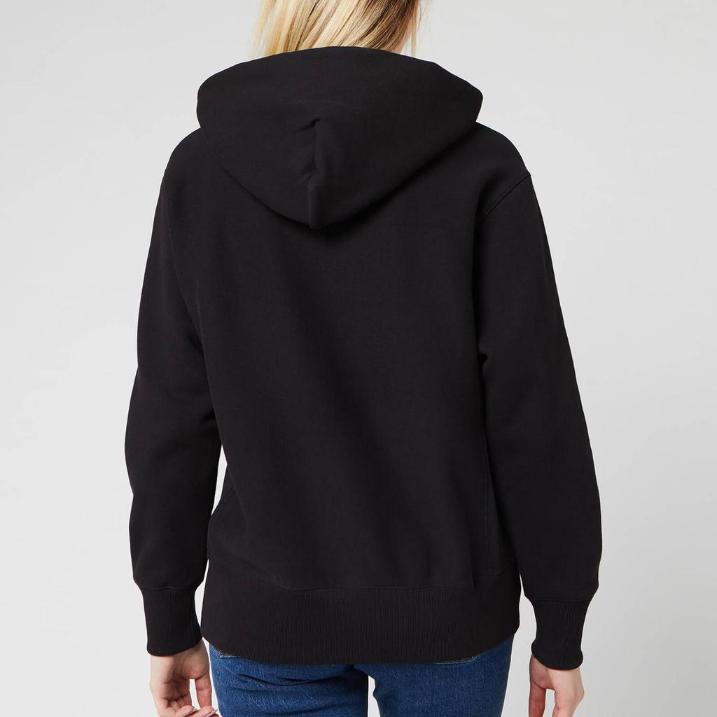商品CHAMPION|Champion Women's Small Script Hooded Sweatshirt - Black,价格¥473,第4张图片详细描述