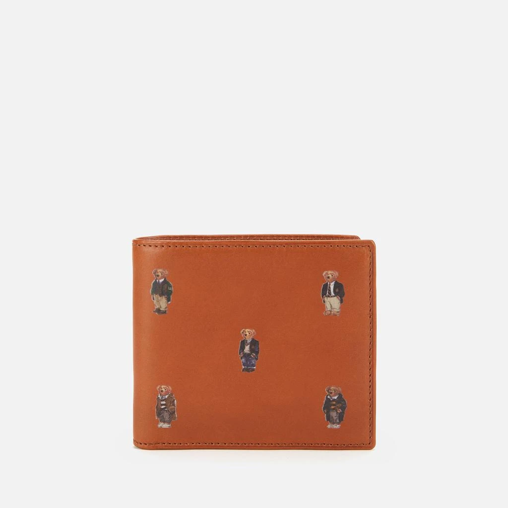 商品Ralph Lauren|Polo Ralph Lauren Men's Smooth Leather Bear Logo Wallet,价格¥810,第1张图片