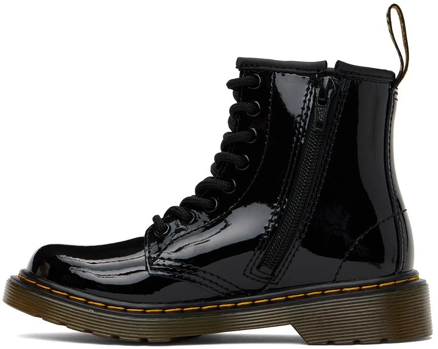 商品Dr. Martens|Kids Black Patent 1460 Big Kids Boots,价格¥423,第3张图片详细描述