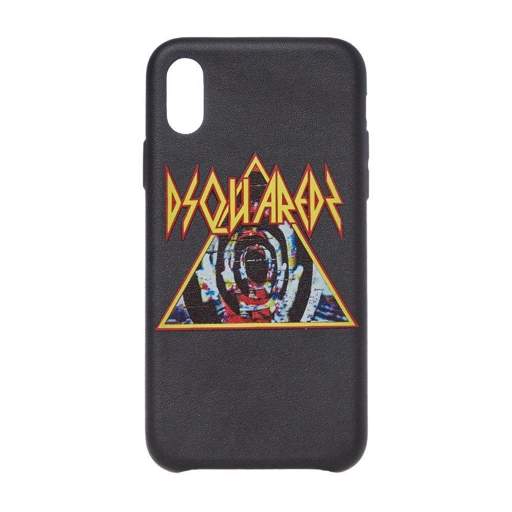 商品DSQUARED2|Iphonex Cover - Black Graphic,价格¥167,第1张图片