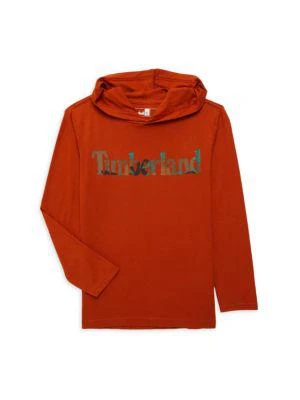 商品Timberland|Boy's Camo Logo Hoodie,价格¥174,第1张图片
