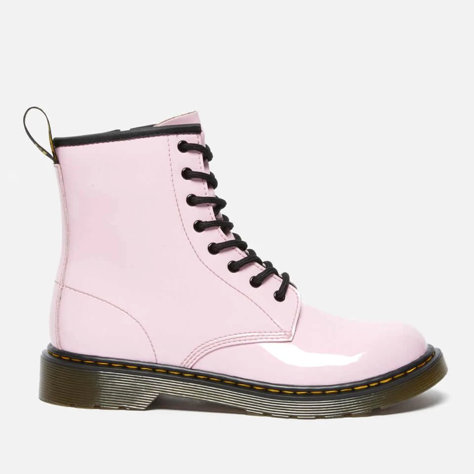 商品Dr. Martens|DR. MARTENS YOUTH 1460 PATENT LAMPER BOOTS - PALE PINK,价格¥400,第1张图片