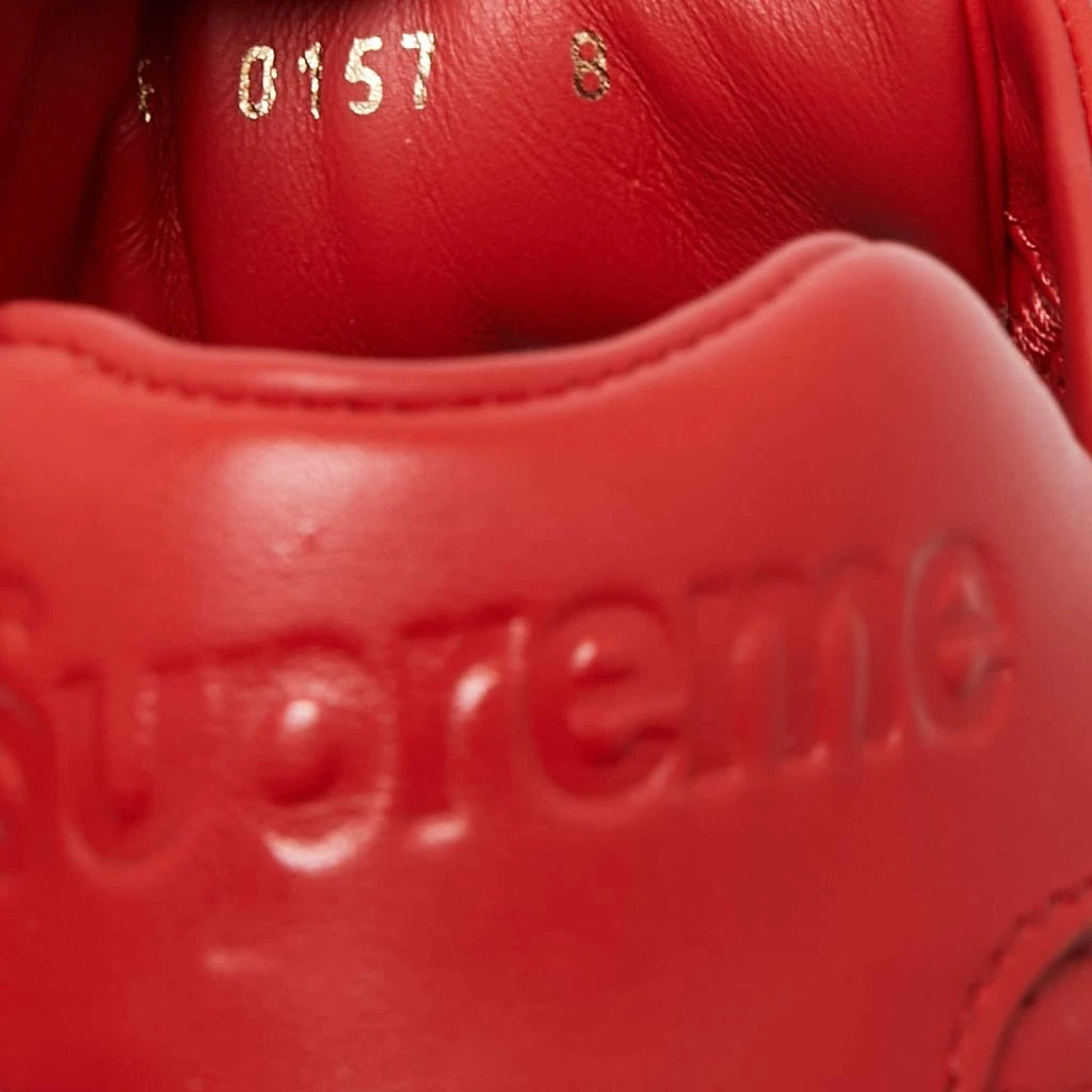 Louis Vuitton x Supreme Red Leather Run Away Low Top Sneakers Size 42 商品