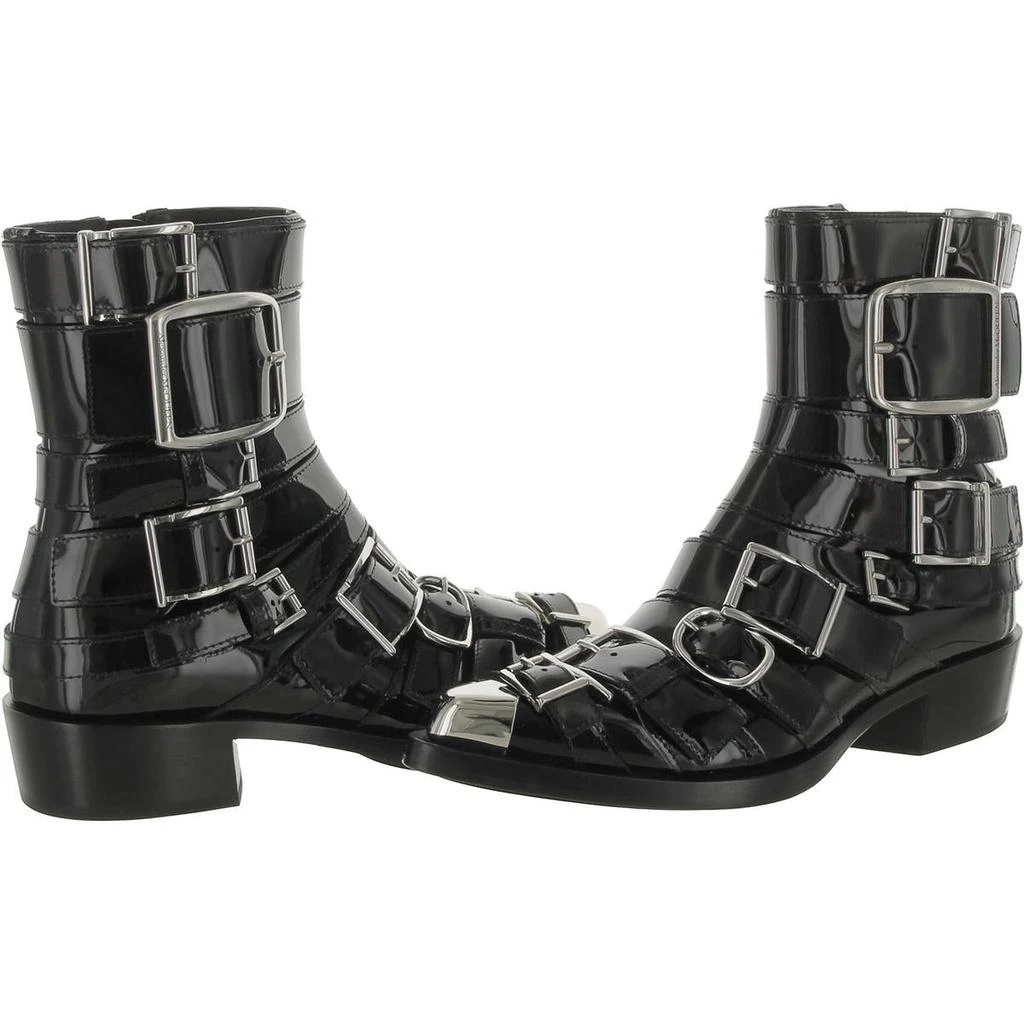 商品Alexander McQueen|Womens Leather Casual Block Heels,价格¥4802,第2张图片详细描述