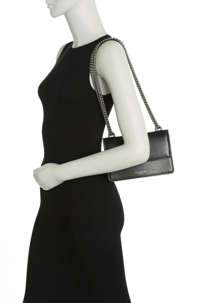 商品Kurt Geiger|Shoreditch Small Leather & Genuine Calf Hair Shoulder Bag,价格¥692,第2张图片详细描述