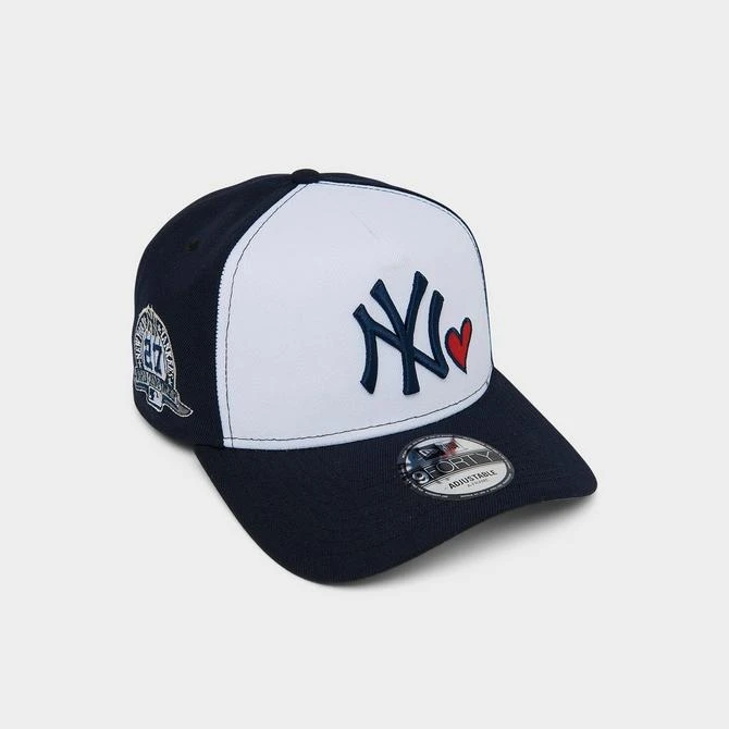 商品New Era|New Era New York Yankees Heart MLB 9FORTY Snapback Hat,价格¥224,第2张图片详细描述