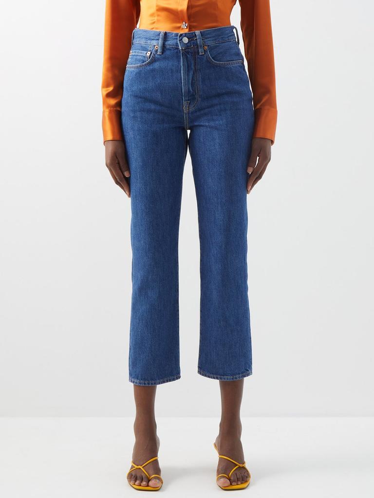 商品Acne Studios|Mece high-rise cropped straight-leg jeans,价格¥2559,第1张图片