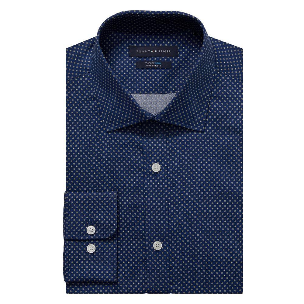 商品Tommy Hilfiger|Men's Flex Cool Athletic Fit Dress Shirt,价格¥286,第1张图片