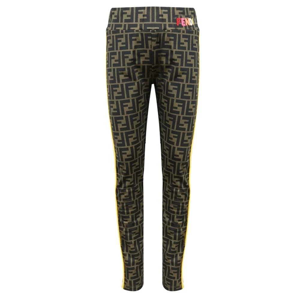 商品Fendi|FF Logo Leggings Brown,价格¥1872,第1张图片