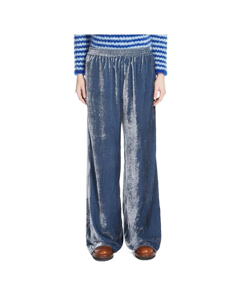 商品Weekend Max Mara|Max Mara Weekend Cimone Blue Trousers,价格¥1651,第5张图片详细描述