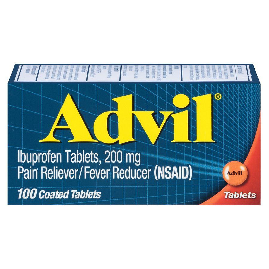 商品Advil|Ibuprofen Pain Reliever & Fever Reducer Tablets,价格¥72,第1张图片
