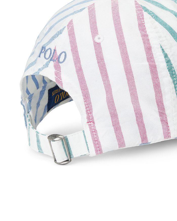 商品Ralph Lauren|Striped Cotton Oxford Ball Cap,价格¥221,第5张图片详细描述