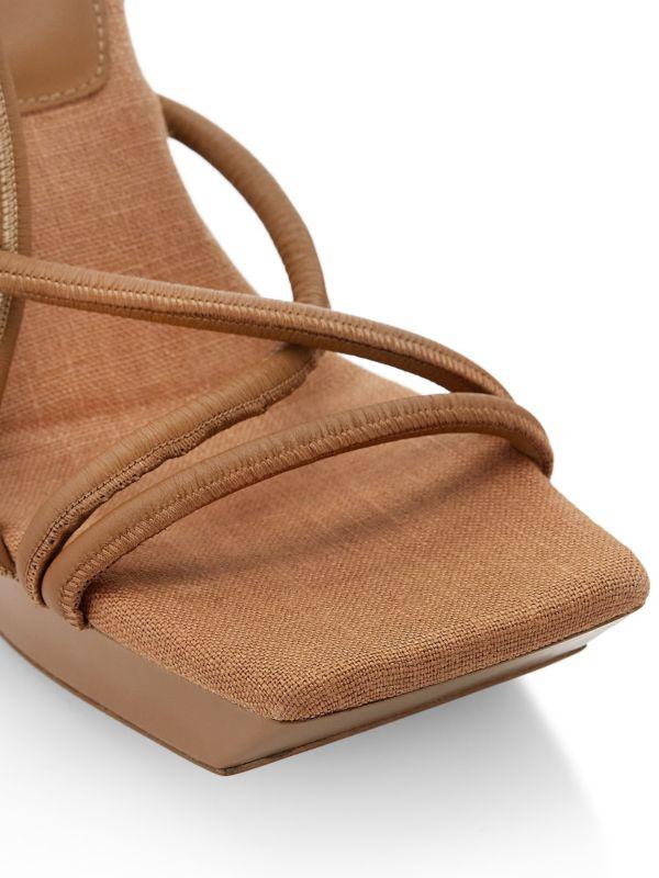 GIA BORGHINI Gia Borghini x RHW Rosie 39 Strappy Leather