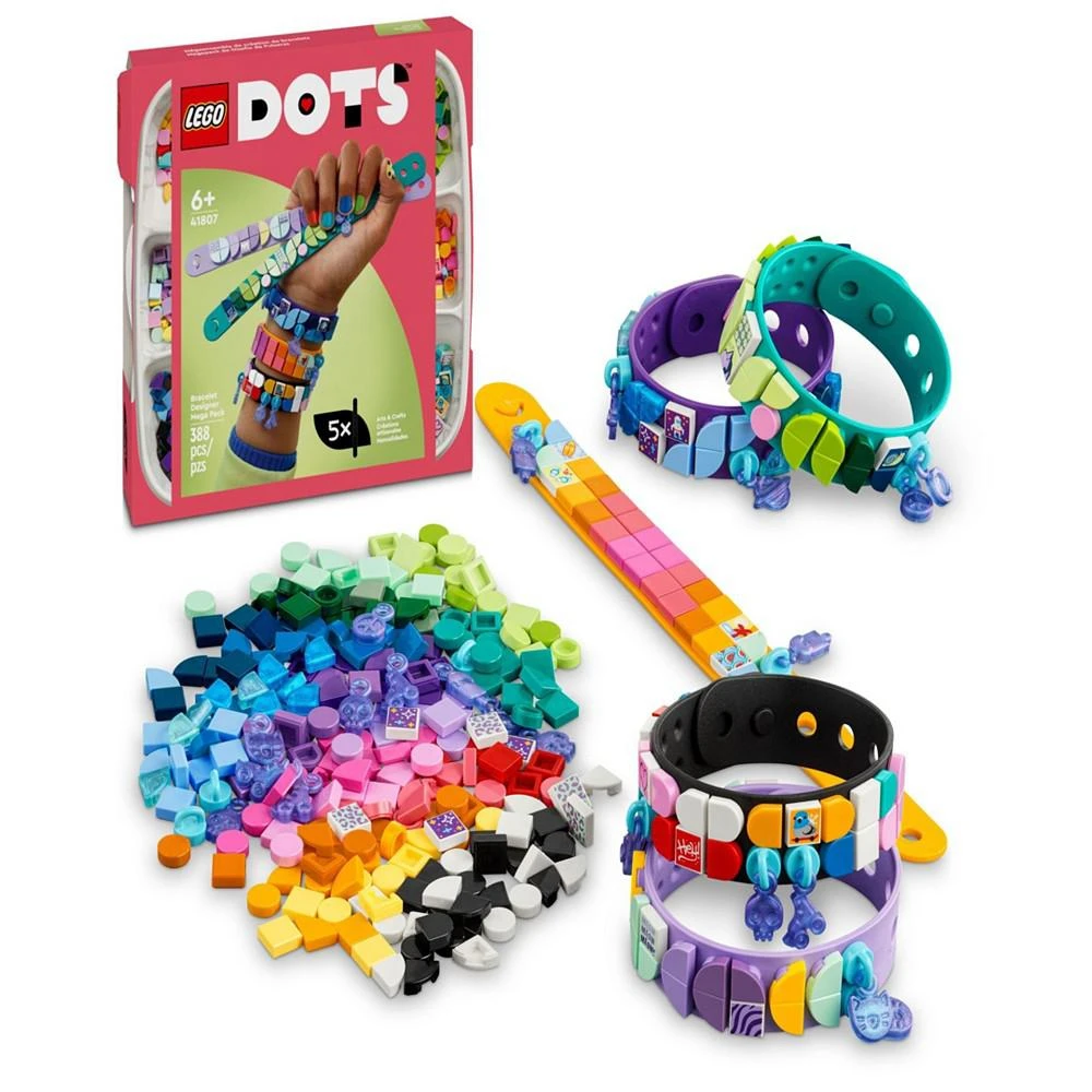 商品LEGO|DOTS Bracelet Designer Mega Pack 41807 Building Set, 388 Pieces,价格¥224,第1张图片