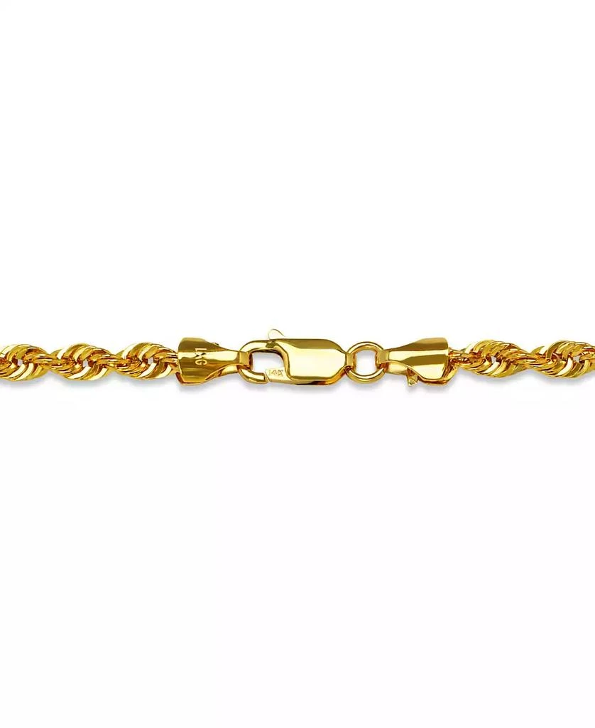 商品Macy's|Sparkle Rope Link 20" Chain Necklace (3.6mm) in 14k Gold,价格¥4488,第5张图片详细描述