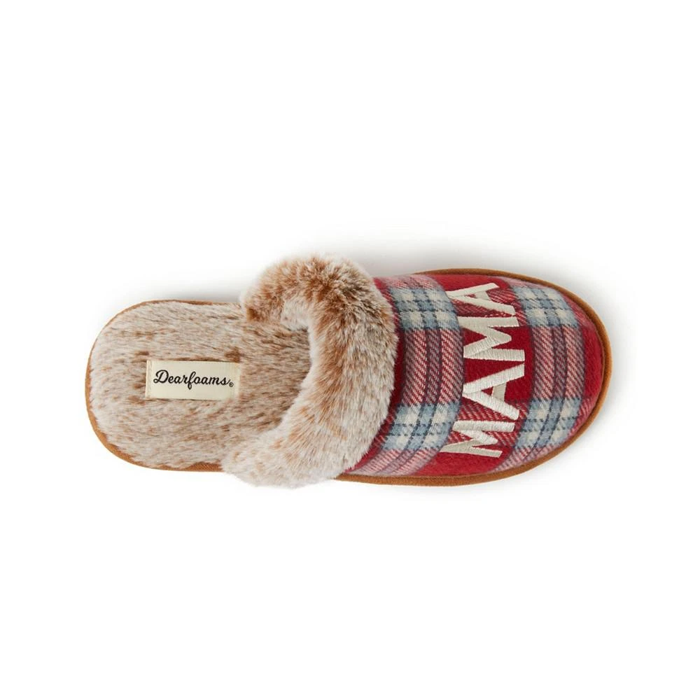 商品Dear Foams|Women's Plaid Mama Bear Scuff Shoe,价格¥285,第4张图片详细描述