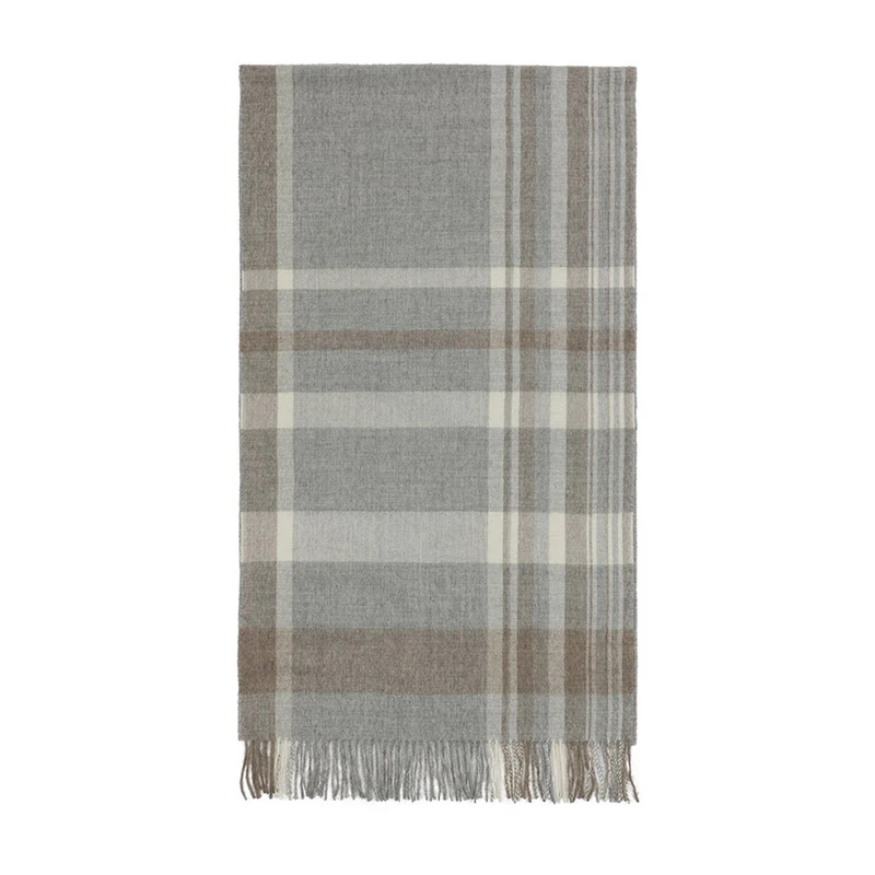 MAX MARA 女士灰色条纹围巾 55460564-600-005 商品