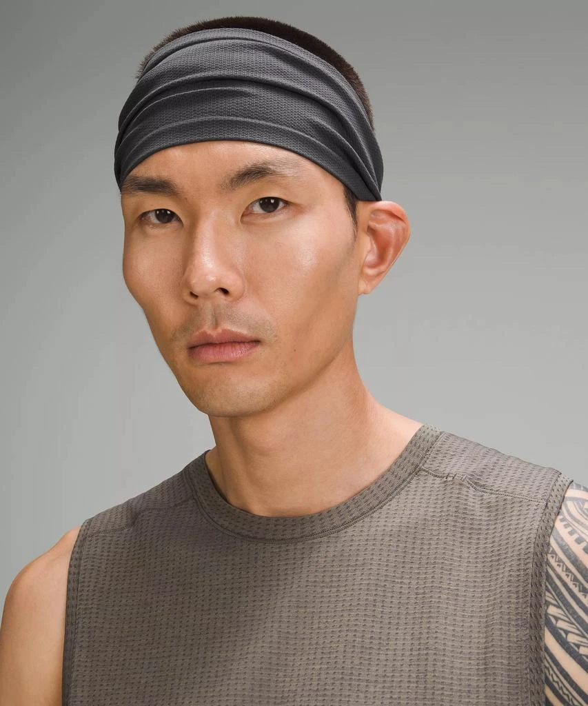 商品Lululemon|Men's Metal Vent Tech Wide Headband,价格¥150,第2张图片详细描述