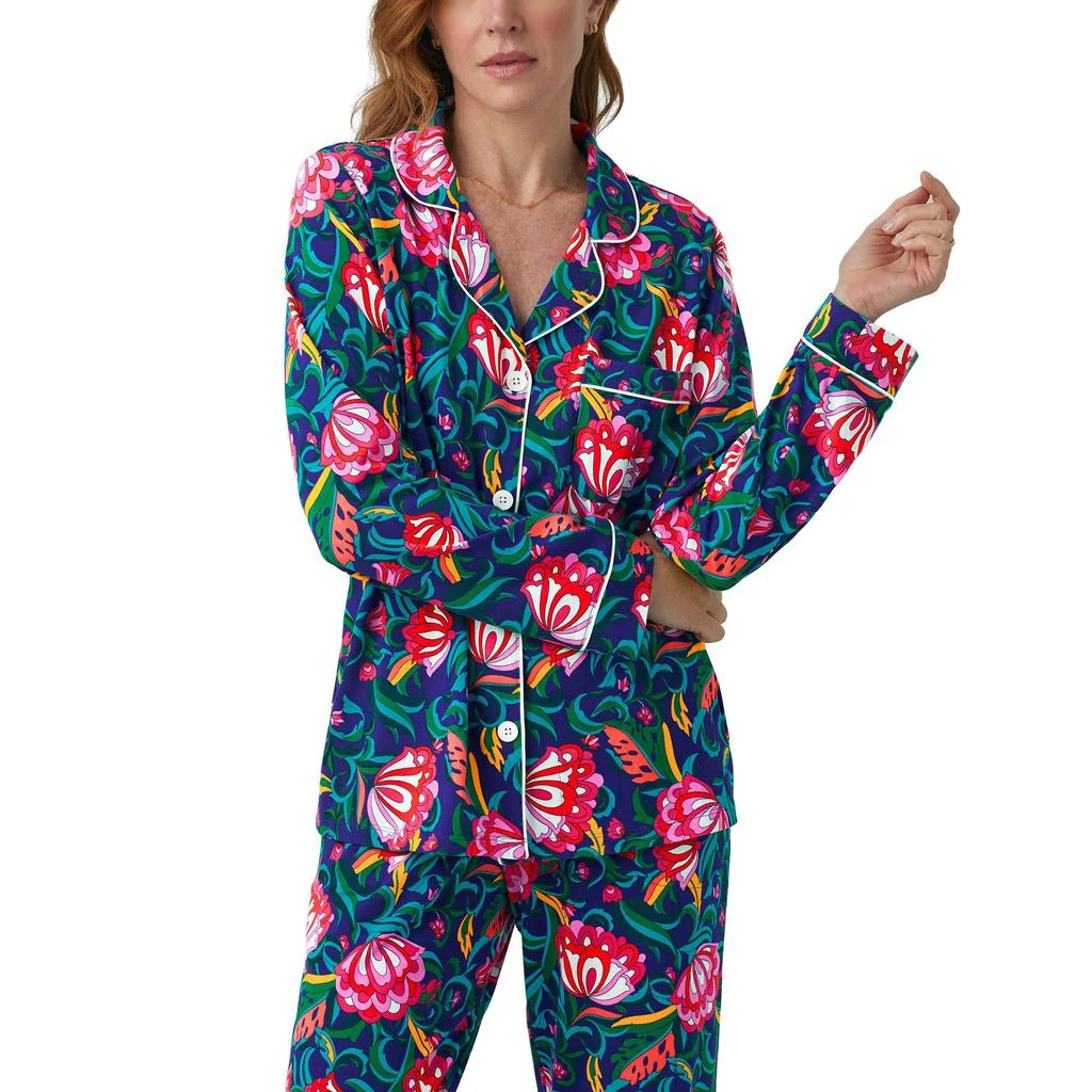 商品Bedhead PJs|Trina Turk x Bedhead Long Sleeve Classic PJ Set,价格¥625,第3张图片详细描述