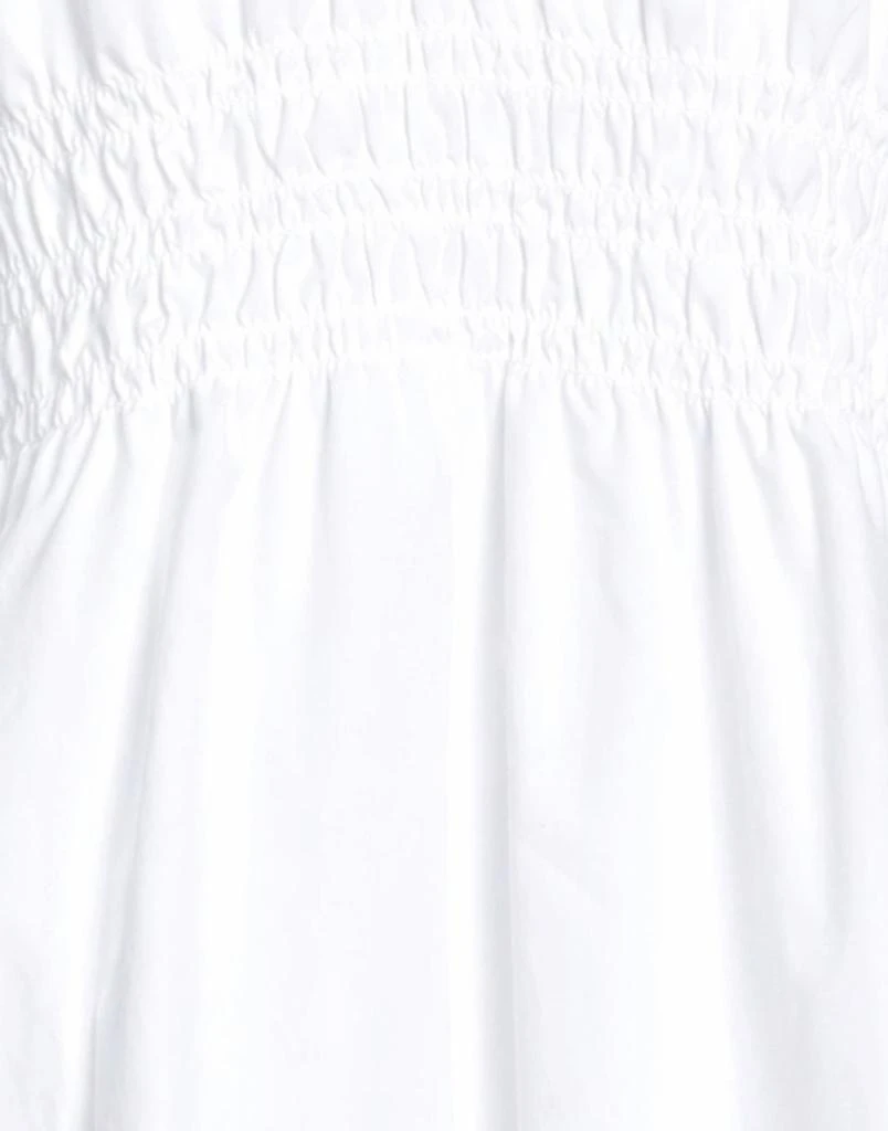 商品Ganni|长袖纯棉连衣裙 平纹褶边 无衬里,价格¥1221,第4张图片详细描述