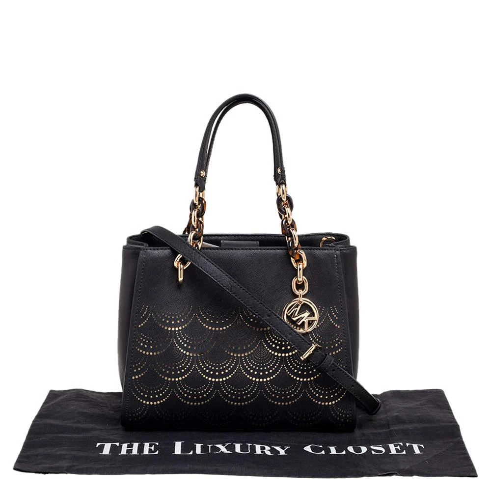 MICHAEL Michael Kors Black Perforated Leather Sofia Tote 商品