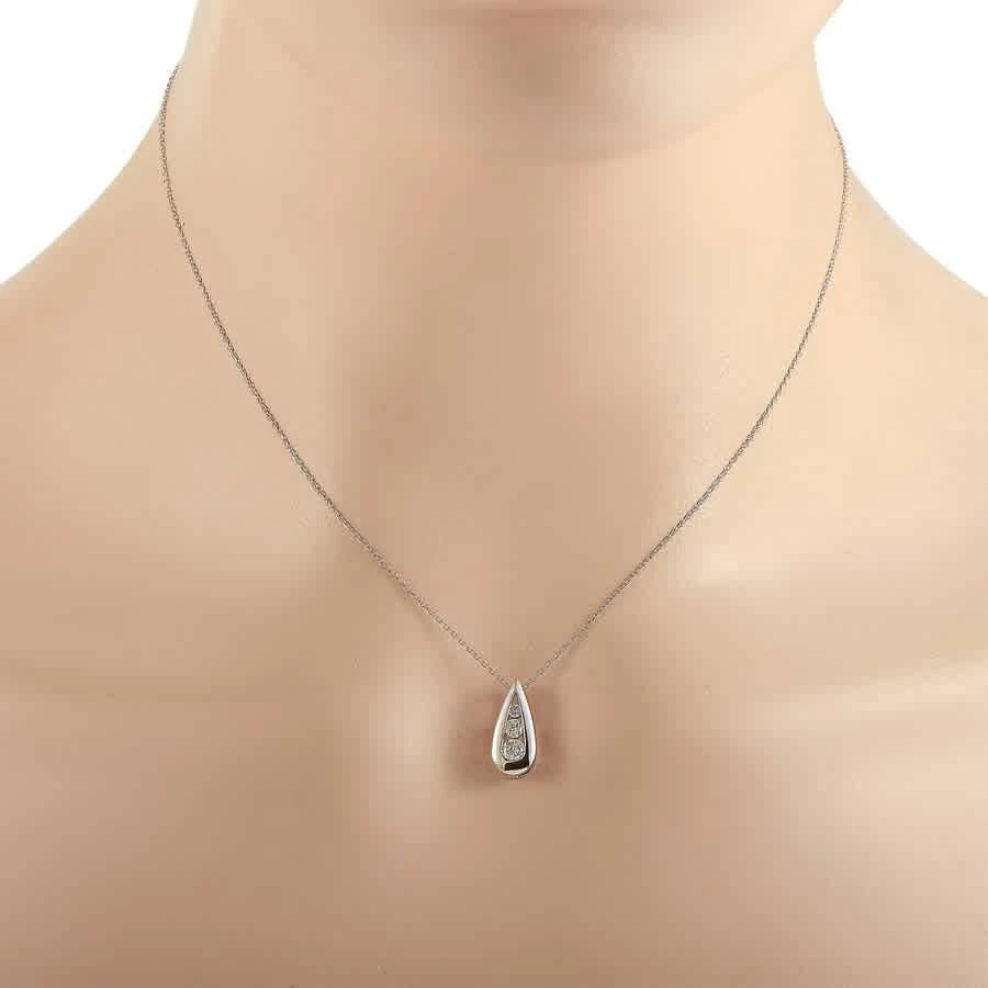 商品LB Exclusive|14K White Gold 0.35 ct Diamond Pendant Necklace,价格¥4493,第2张图片详细描述