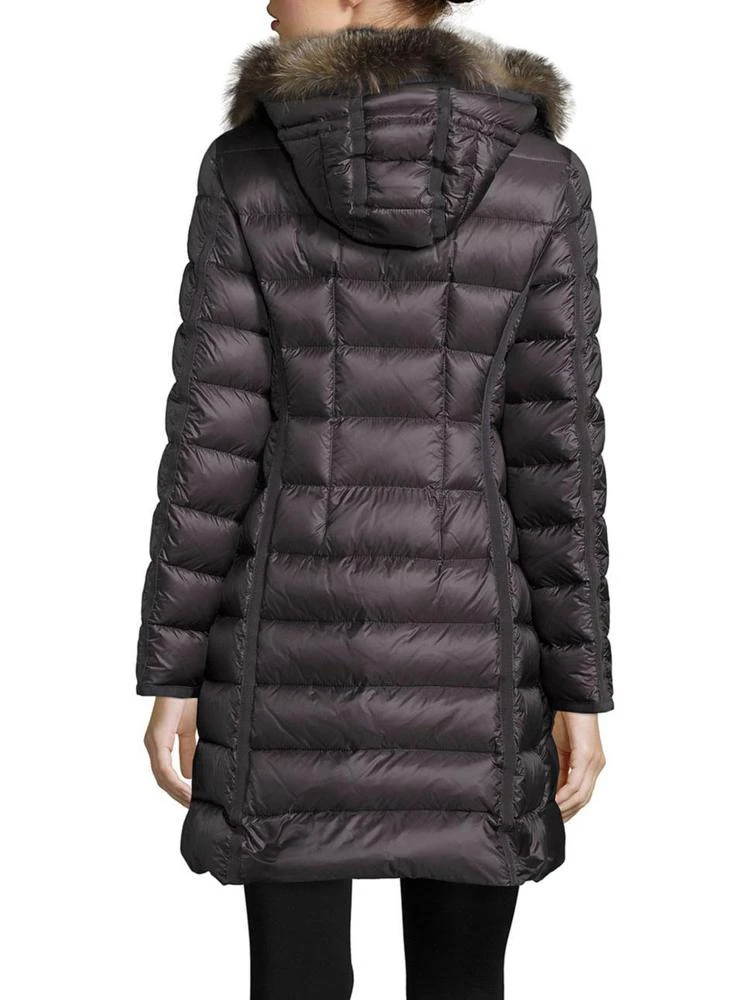 商品Moncler|Hermifur Fox Fur-Trimmed Puffer Coat,价格¥14800,第2张图片详细描述