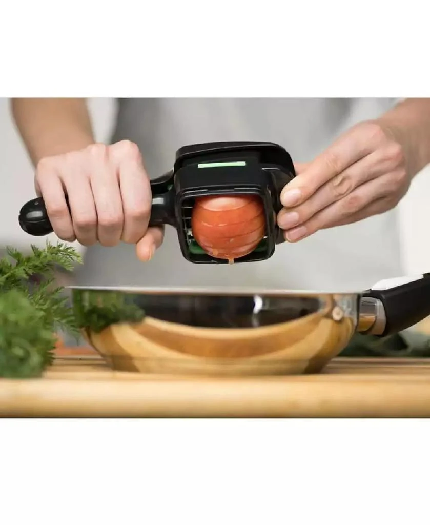 商品Nutri Chopper|5-in-1 Compact Portable Handheld Kitchen Slicer with Storage Container,价格¥186,第5张图片详细描述